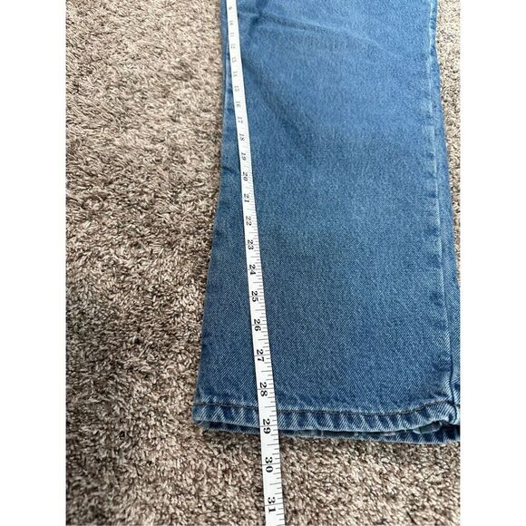 vintage L.L. Bean flannel lined original relaxed fit denim jeans women’s 18 - Picture 8 of 14